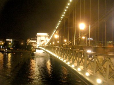 Chain Bridge at Night.